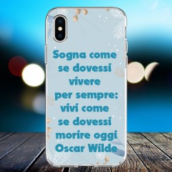 Cover personalizzata con frasi  Oscar Wilde frase 1